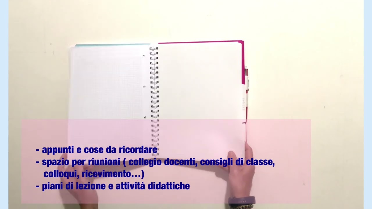 Quaderno/registro 9 classi per insegnanti di Ed.Fisica