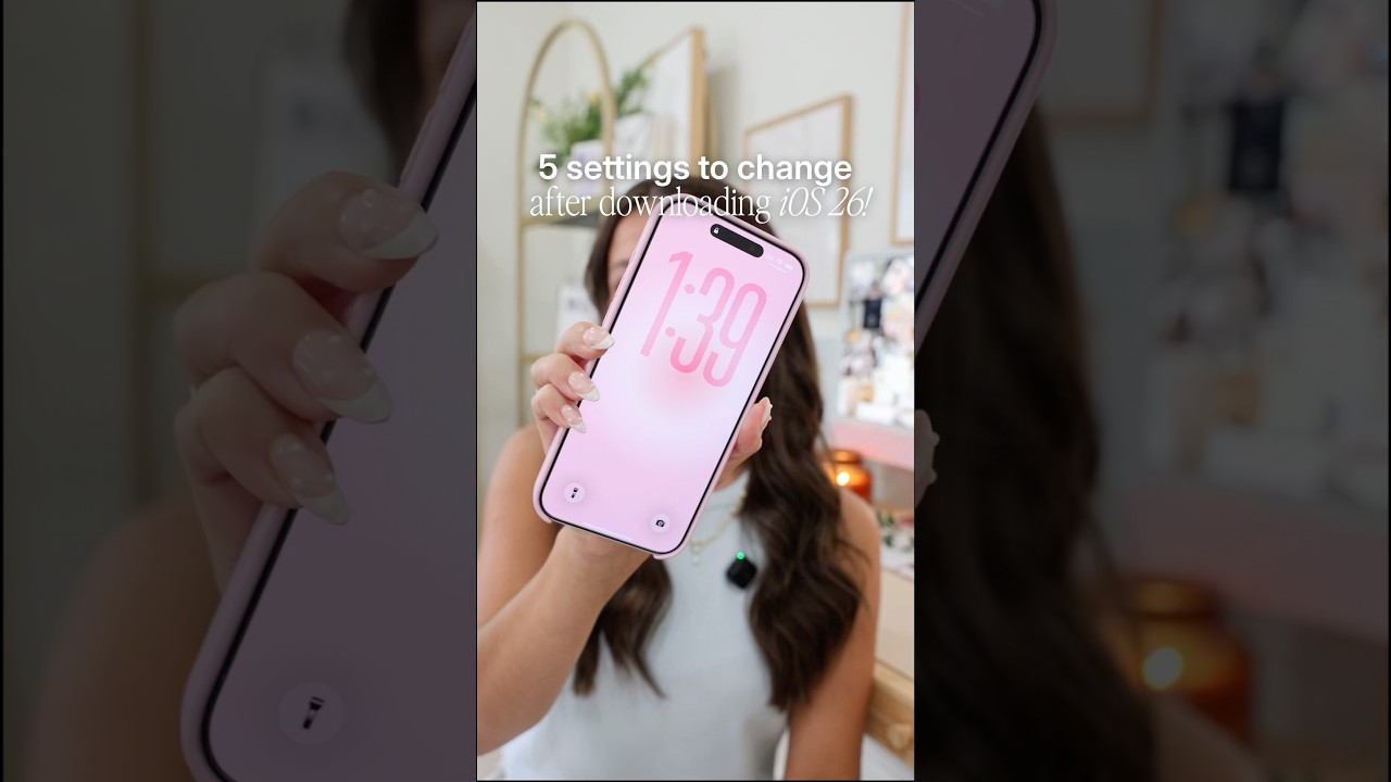Настройки, которые нужно изменить НЕМЕДЛЕННО после загрузки обновления iOS 26 для iPhone! #ios26 ...