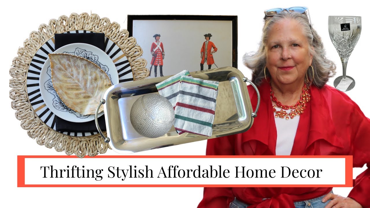 Home Decor Thrift Haul Chic And Stylish Decorative Accessories Thrifting
