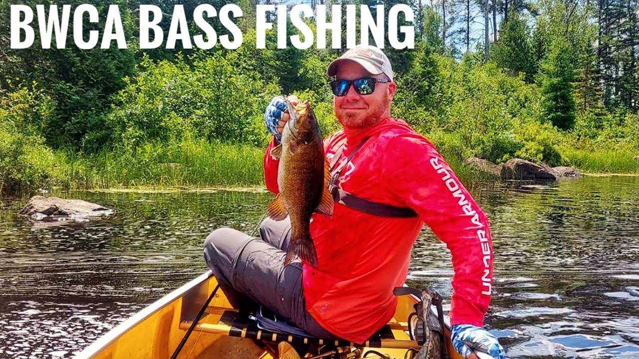 BASS FISHING in the BWCA | Canoes and BIG BASS