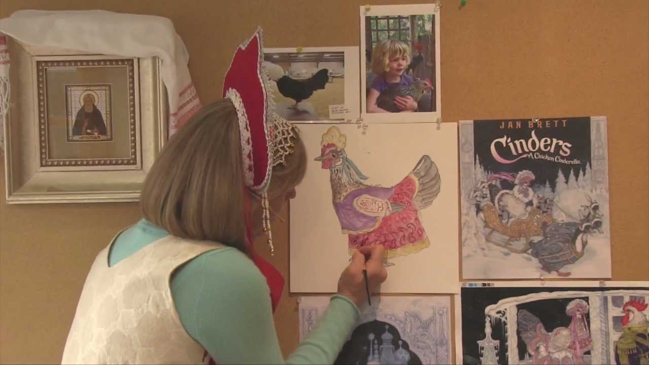How to Draw Cinders, a Chicken Cinderella