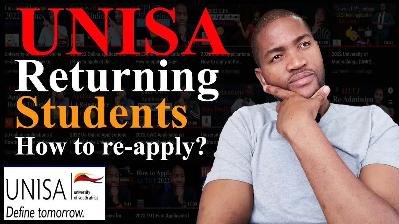 UNISA Returning students | How to reapply at UNISA online? // How to apply at UNISA?