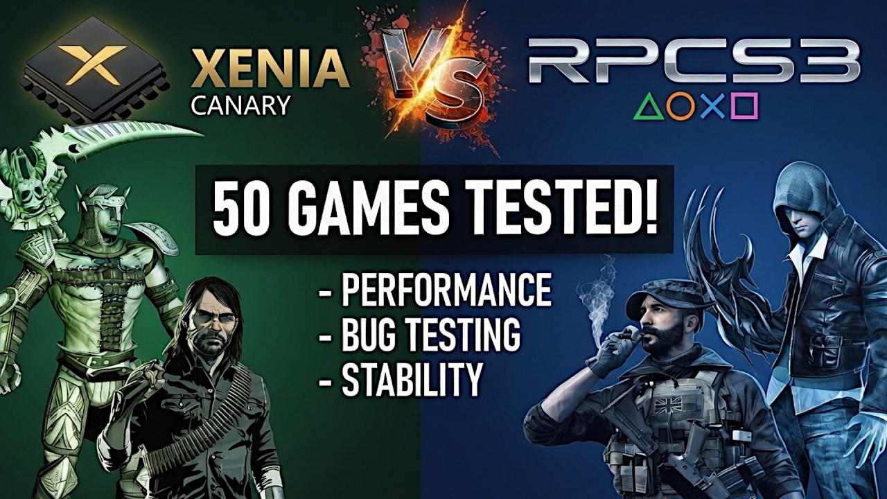 RPCS3 против Xenia | Какой эмулятор работает лучше? Протестировано 50 игр! 🤩