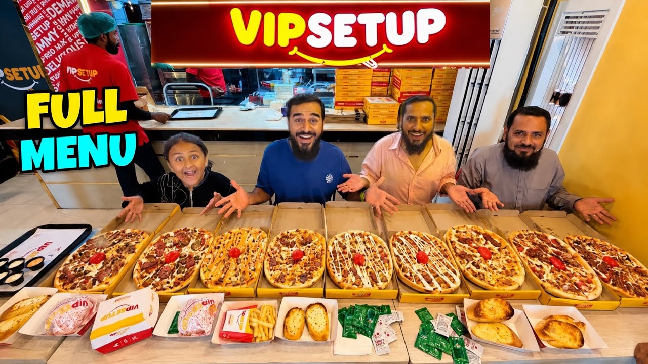 FULL MENU CHALLENGE OF VIP SETUP 😍 KITNA BILL BAN GAYA ?