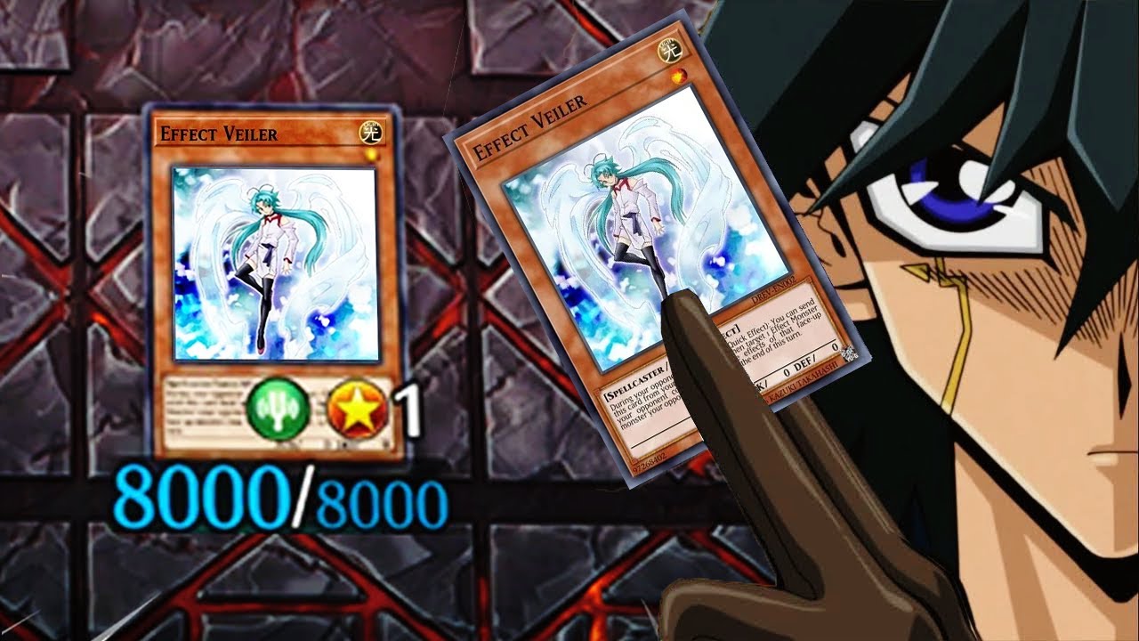 WHEN YOU NORMAL SUMMON EFFECT VEILER AND EMOTIONAL DAMAGE YOUR OPPONENT WITH IT IN MASTER DUEL