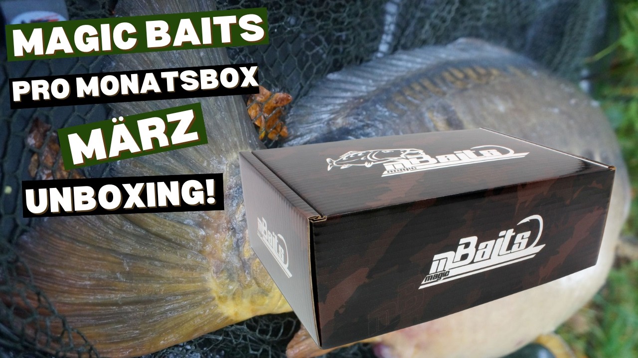 UNBOXING! Die Magic Baits pro Monatsbox März! Alles für Karpfenangler!