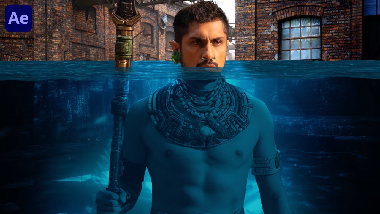 We made the UNDER WATER world from Black Panther Wakanda Forever! - After Effects