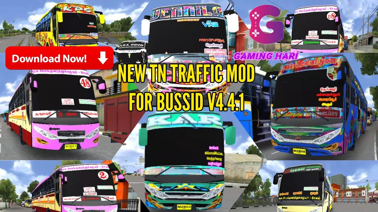 New TN Traffic Mod for BUSSID V4.4.1 | Gaming Hari