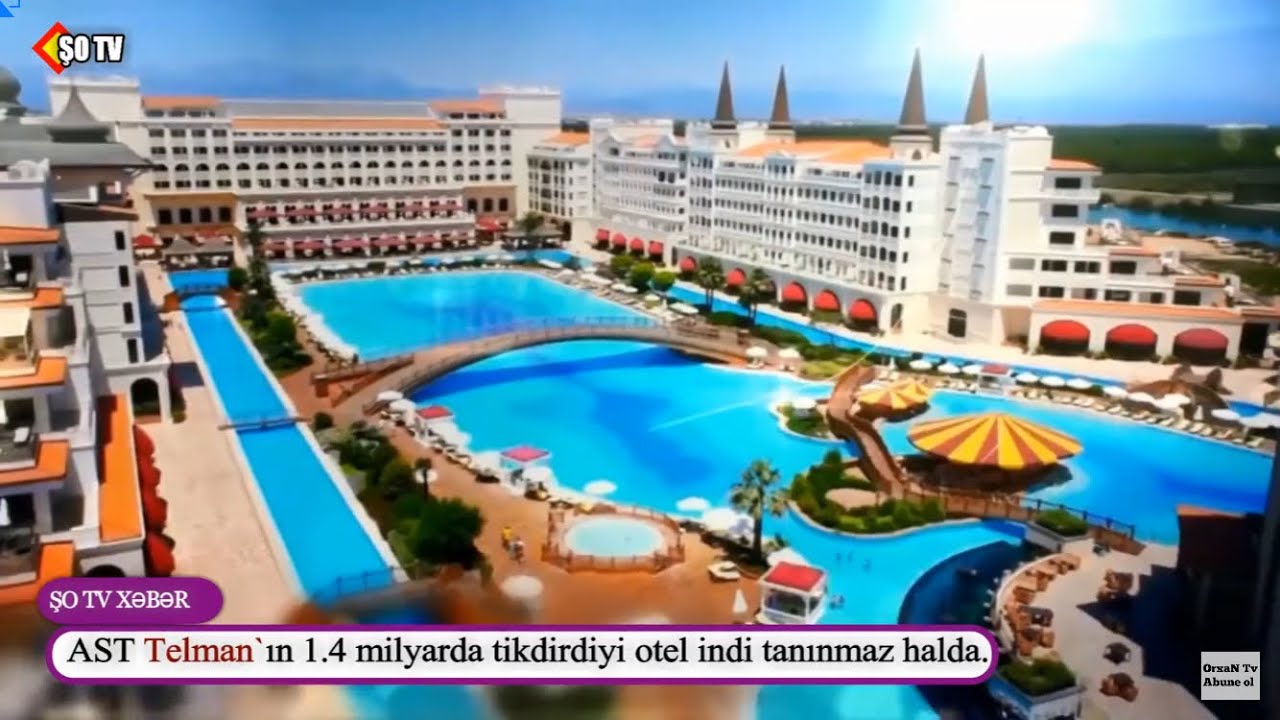 AST Telmanın 1,4 milyard dollara tikdirdiyi oteli indi TANINMAZ halda