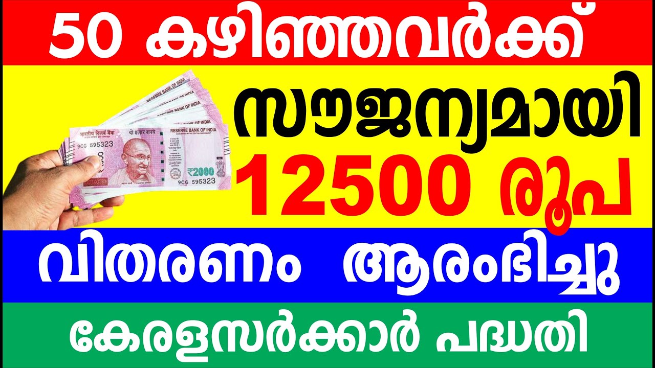50 കഴിഞ്ഞവർക്ക് 12500 രൂപ സൗജന്യമായിനവജീവൻ പദ്ധതിയിലൂടെ | Kerala Government Navajeevan Scheme.