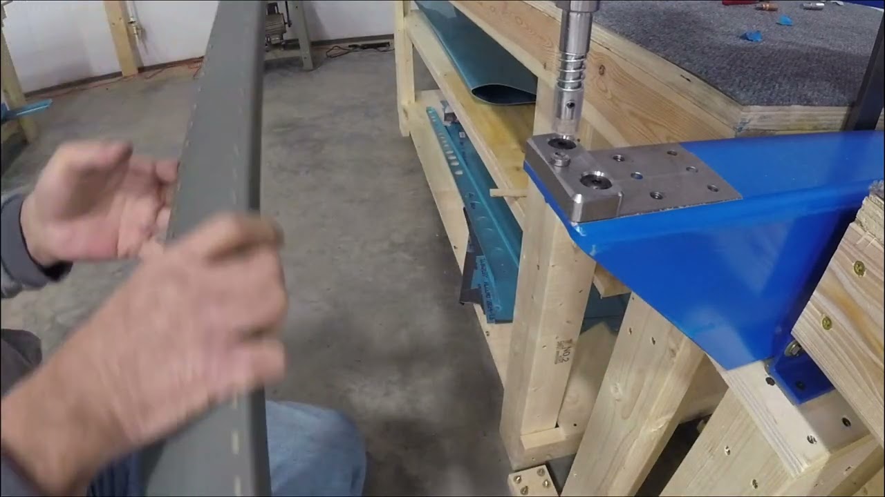 RV 14A Riveting the VS spar and Doubler