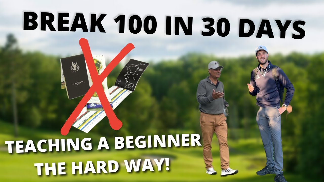 TEACHING A BEGINNER COURSE MANAGEMENT THE HARD WAY..  BREAK 100 - SERIES 1 @garymartingolf