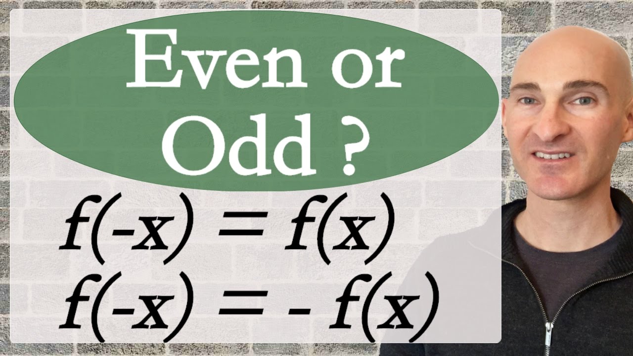 Is a Function Even or Odd?