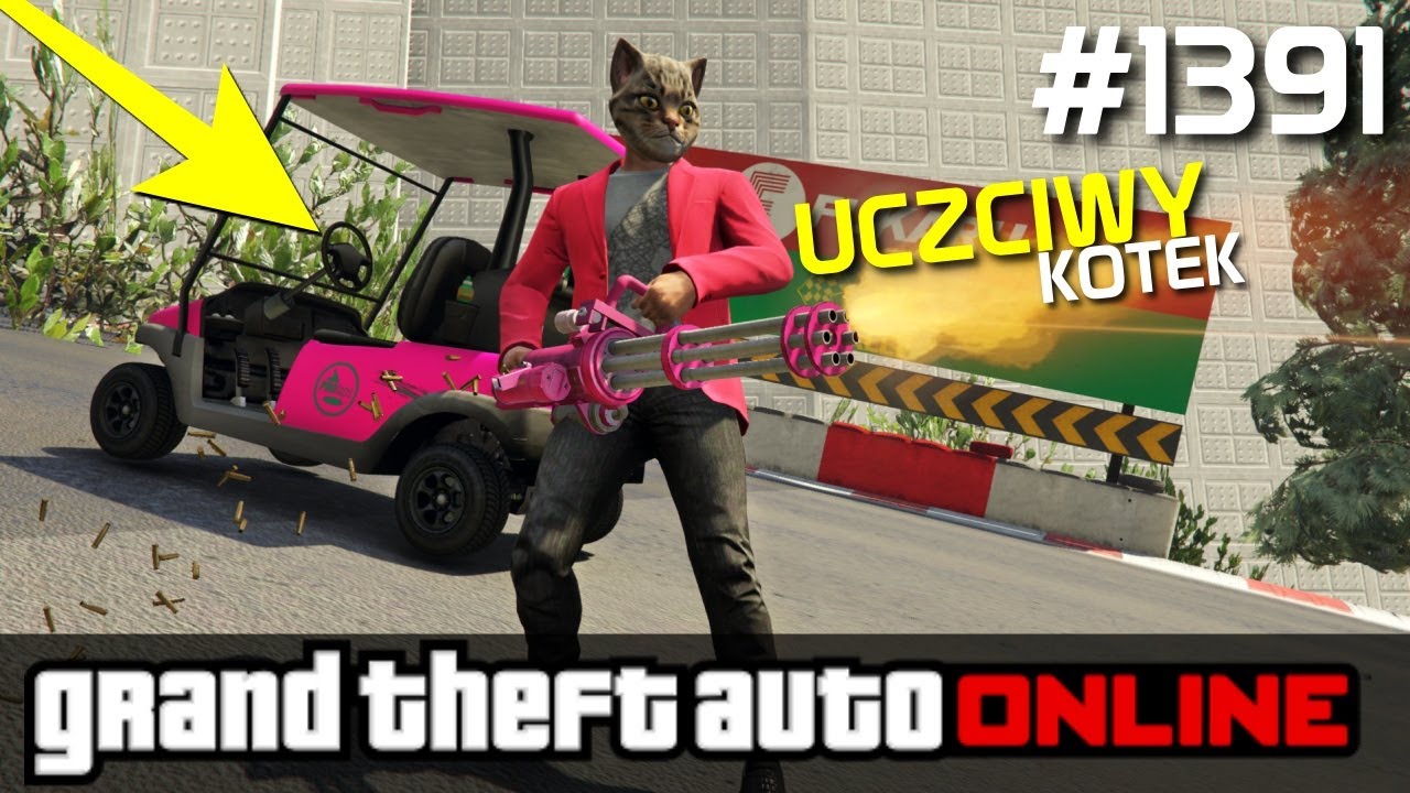 GTA 5 PC Online Po Polsku [#1391] UCZCIWY Wyścig - WÓZKI Golfowe! /z Bertbert & Skie
