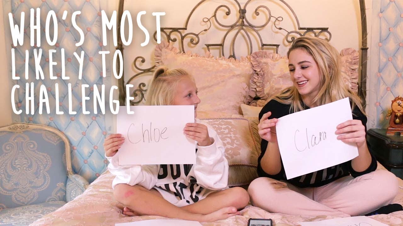 Who's Most Likely Challenge with Chloe! Clara's World