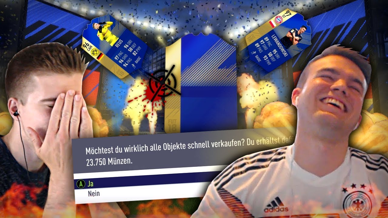 FIFA 18: TOTS Bundesliga Discard Pack Quartett - 95+ TOTS DISCARD! 😱🤐😭