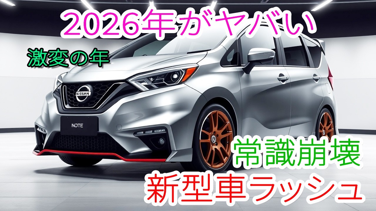 【2026年最新モデル総まとめ】自動車業界が激変！次世代スペック搭載の新型車がヤバすぎる