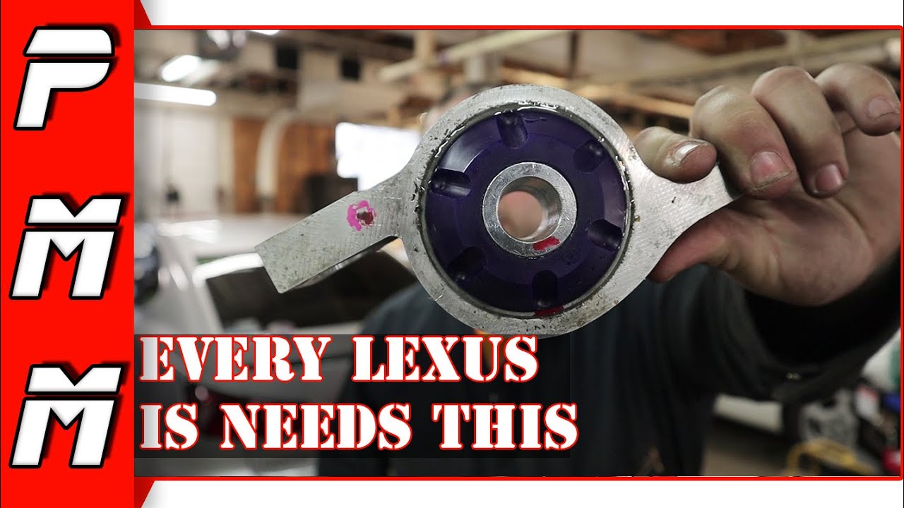 A much needed suspension upgrade for the Lexus ISF IS350 IS250 | Lower Control Arm Bushing