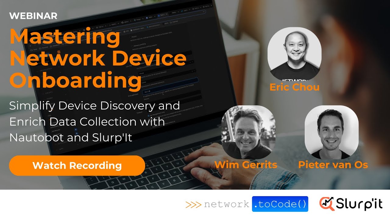 Mastering Network Device Onboarding: Nautobot + Slurp'it