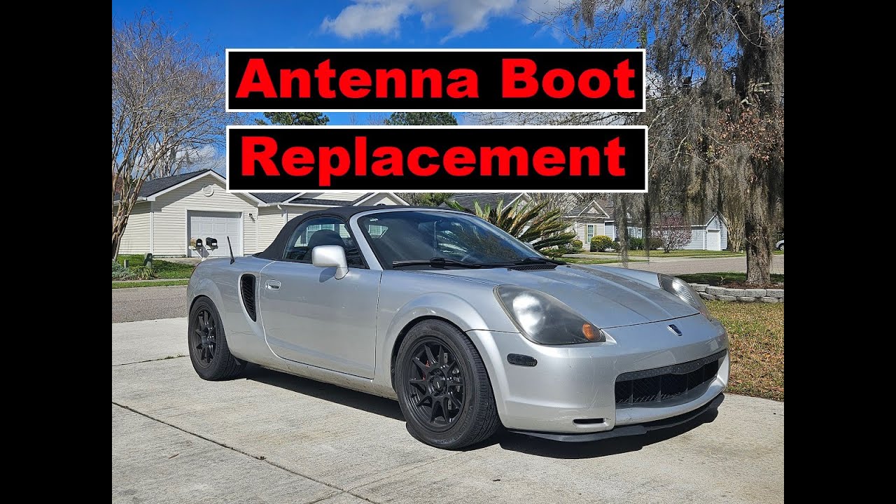 2002 MR2 Spyder Antenna Boot Replacement #toyota #mr2 #mr2spyder #antenna