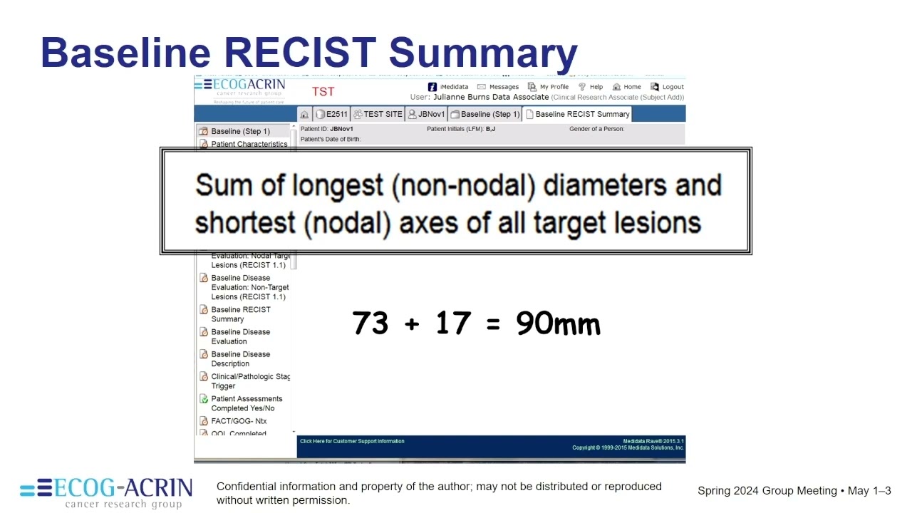 RECIST Staging   Introduction and Overview