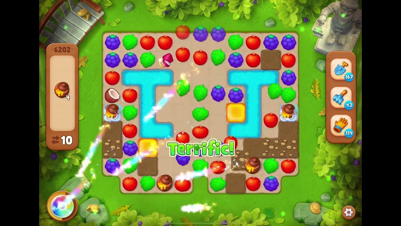 GardenScapes Level 6202 no boosters