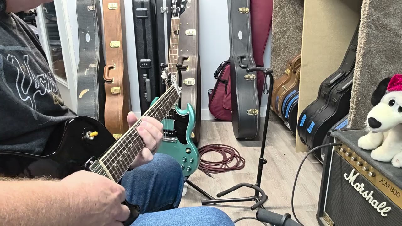 Коллекция гитар и оборудования 2025 года: электрогитары Gibson