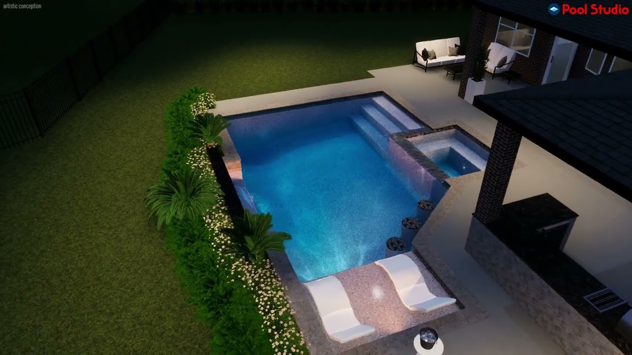 Landmark Custom Pools - Garcia Family - By Will Haws