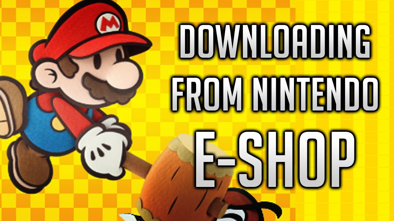 Paper Mario: Sticker Star - Downloading from Nintendo E-shop