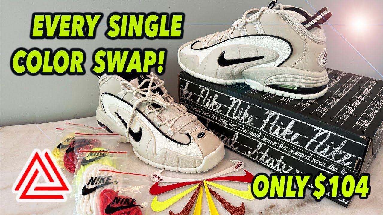 ALL 6 Laces & Swooshes Swapped - Penny 1 x Social Status - Underrated Collab!