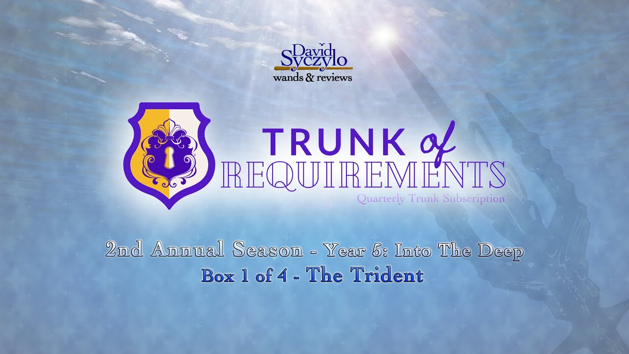 Trunk Of Requirements Year 5L Into the Deep - Box 1 of 4: The Trident