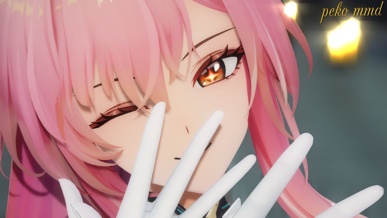 【鳴潮MMD】エイメスが可愛く「Booo!」【4K】