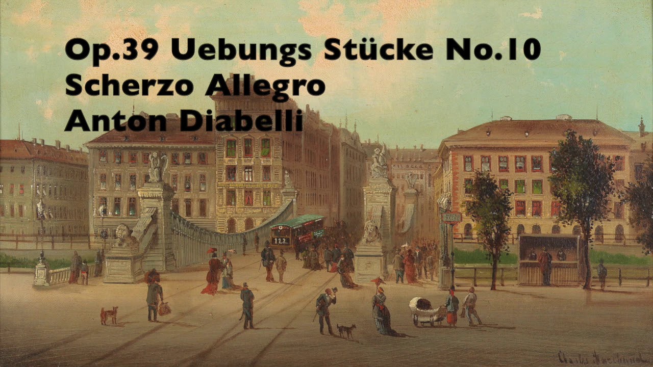 Classical Guitar / Anton Diabelli - Op.39-Uebungs Stücke No.10 Scherzo Allegro