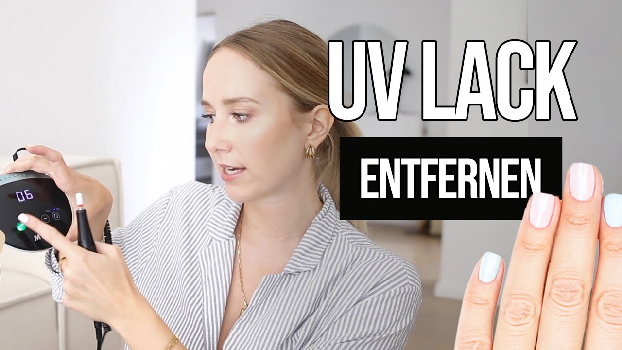 UV Nagellack entfernen - mit Fräser und mit Aceton I MYLAQ - Marie Inspire