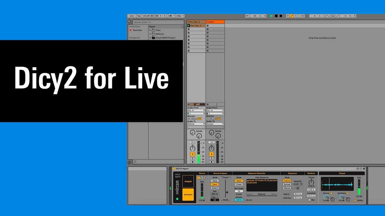 IRCAM Tutorials / Dicy2 for Live