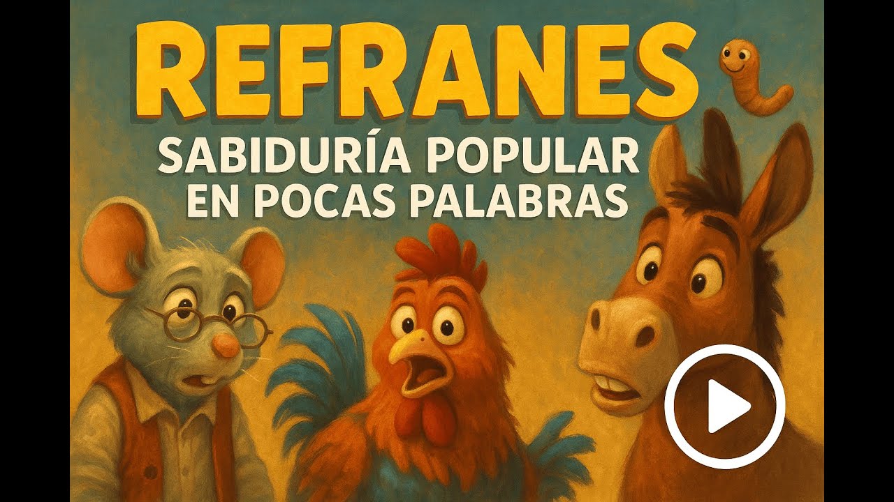 Refranes: Sabidur&iacute;a popular en pocas palabras  #refranes #canal10de10 #espa&ntilde;ol