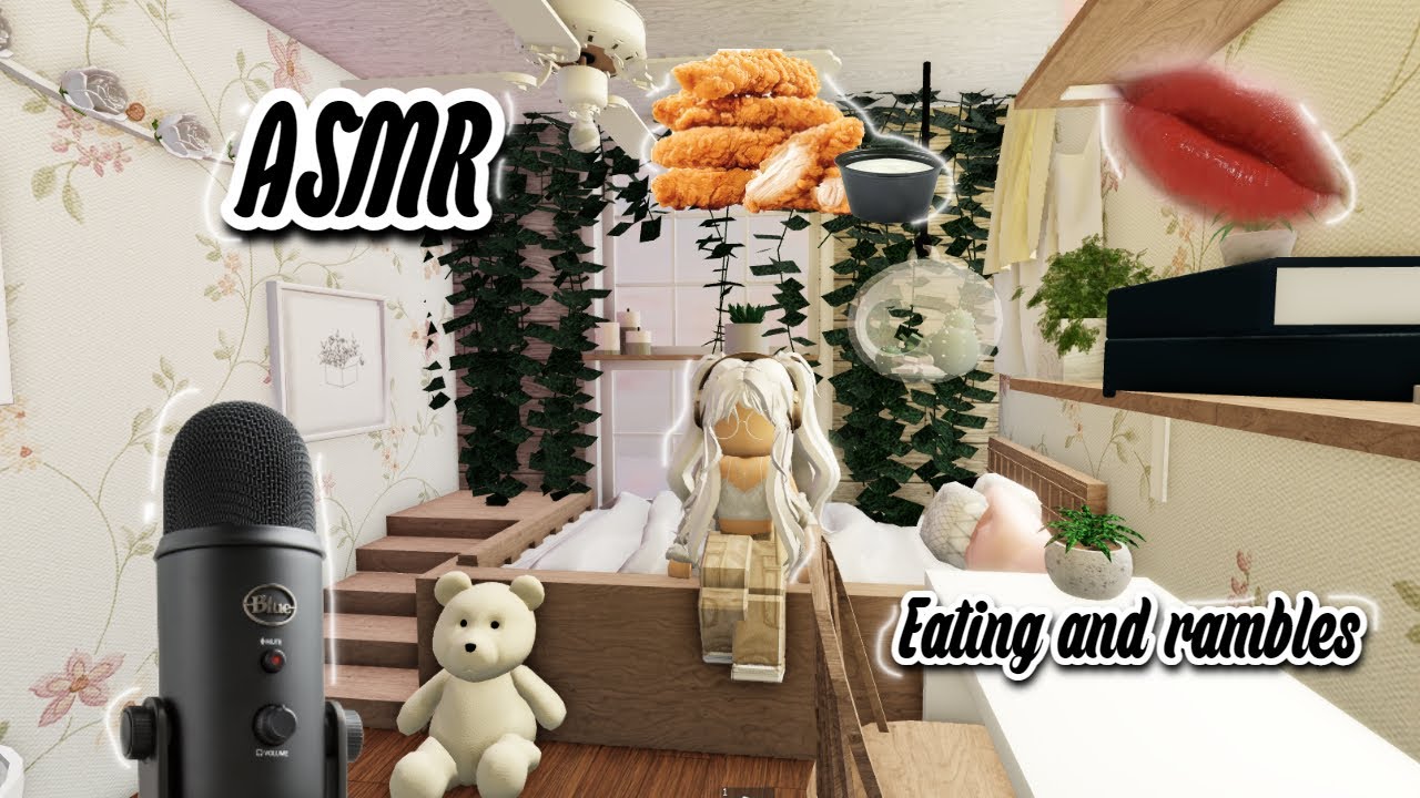 ROBLOX ASMR// Eating sounds and rambling