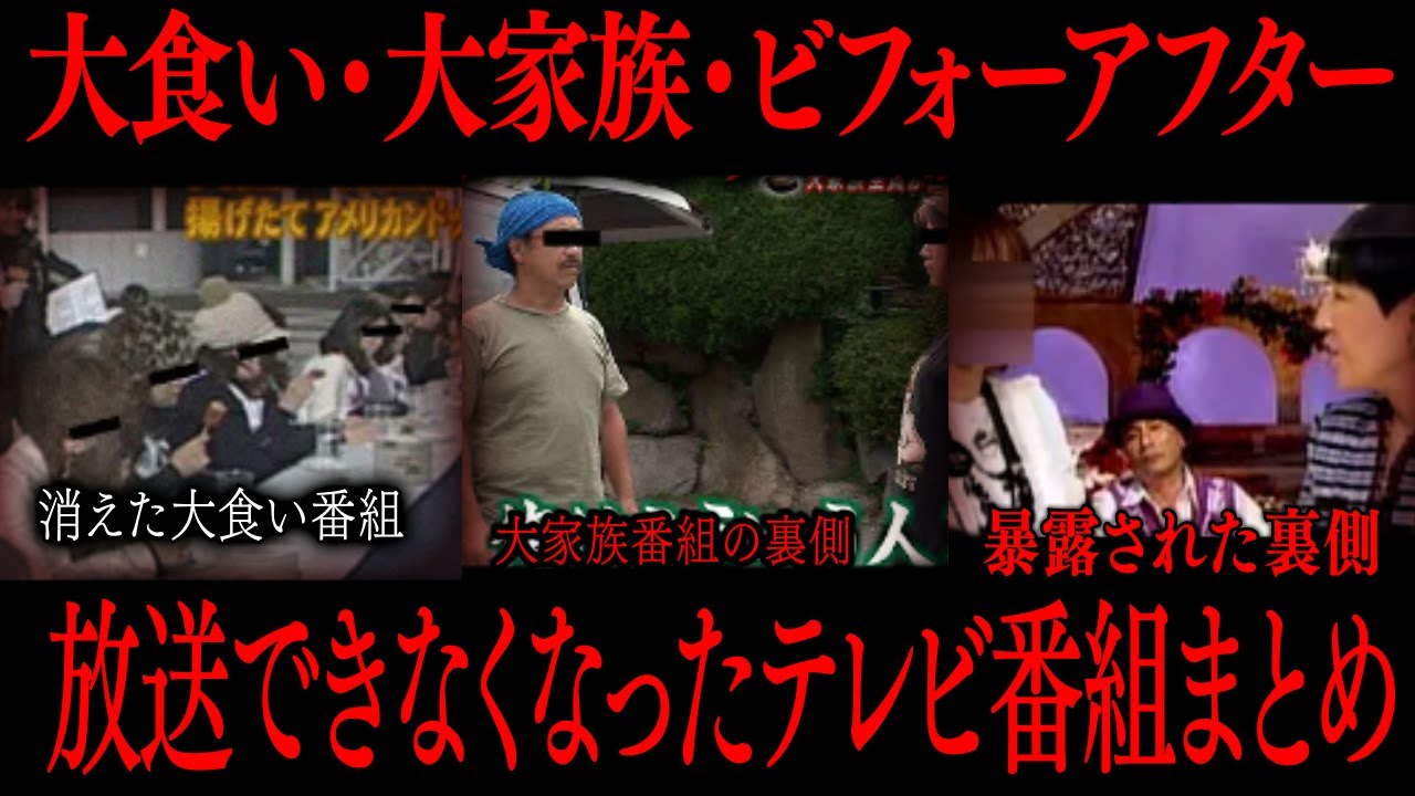 【切り抜き】】放送できなくなったテレビ番組まとめ【たっくーTV/作業用】
