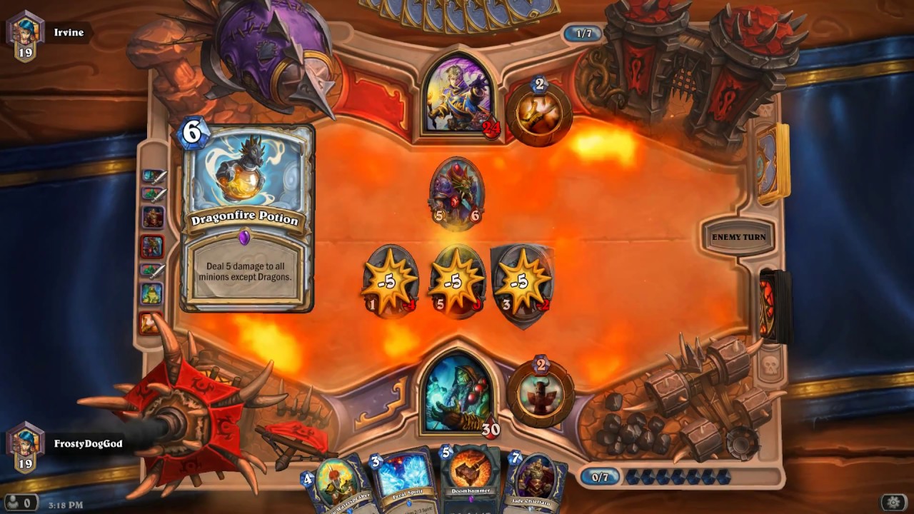 [HD] Hearthstone Rank 19 Play - Versus Irvine [Priest]