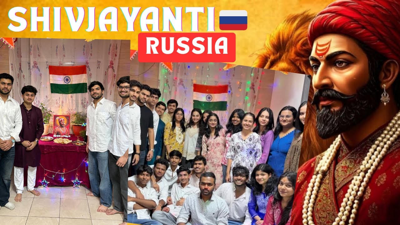 Shivjayanti In Russia …… 🙏🏻🇷🇺🇮🇳🚩
