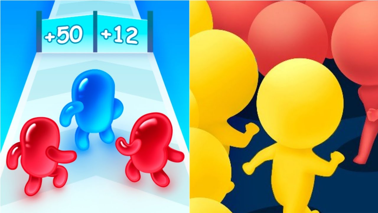 looking good join blob clash 3D Vs count Master satisfying Android and iOS games