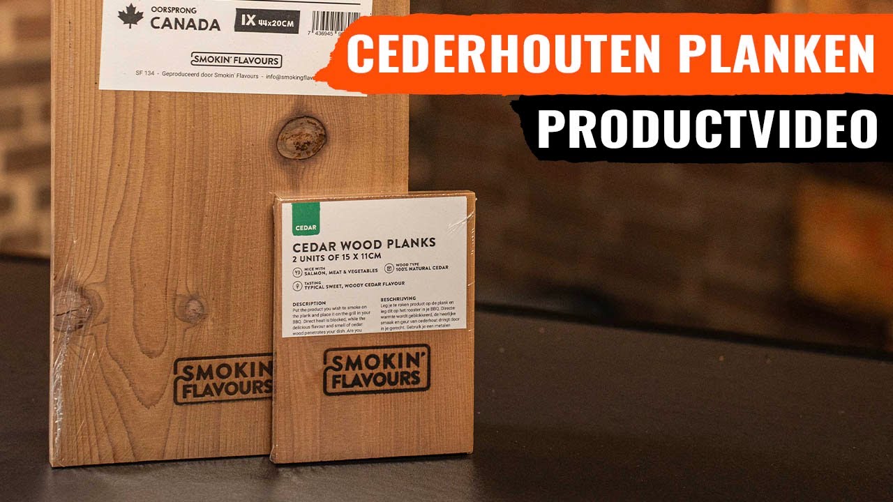Cederhouten planken voor de BBQ - BBQ Experience Center