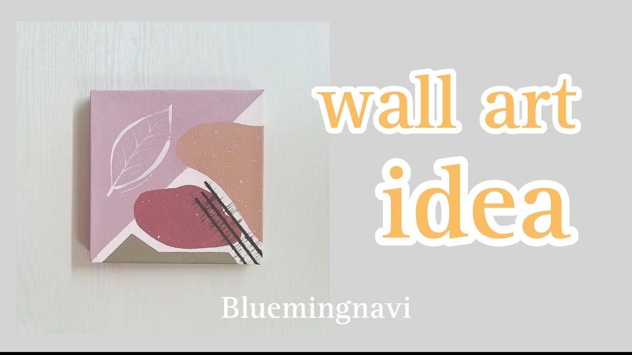 Wall art idea for your room | Acrylic painting on canvas