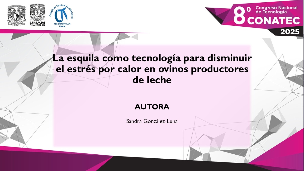 La esquila como tecnología para disminuir el estrés por calor en ovinos productores de leche
