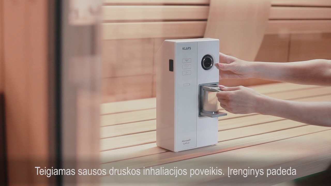 KLAFS Microsalt SaltProX Halogeneratorius &ndash; sausos druskos inhaliacijos įrenginys!