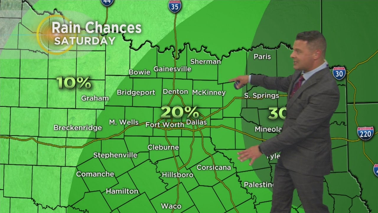 Hot, Humid Weekend With Rain Chances