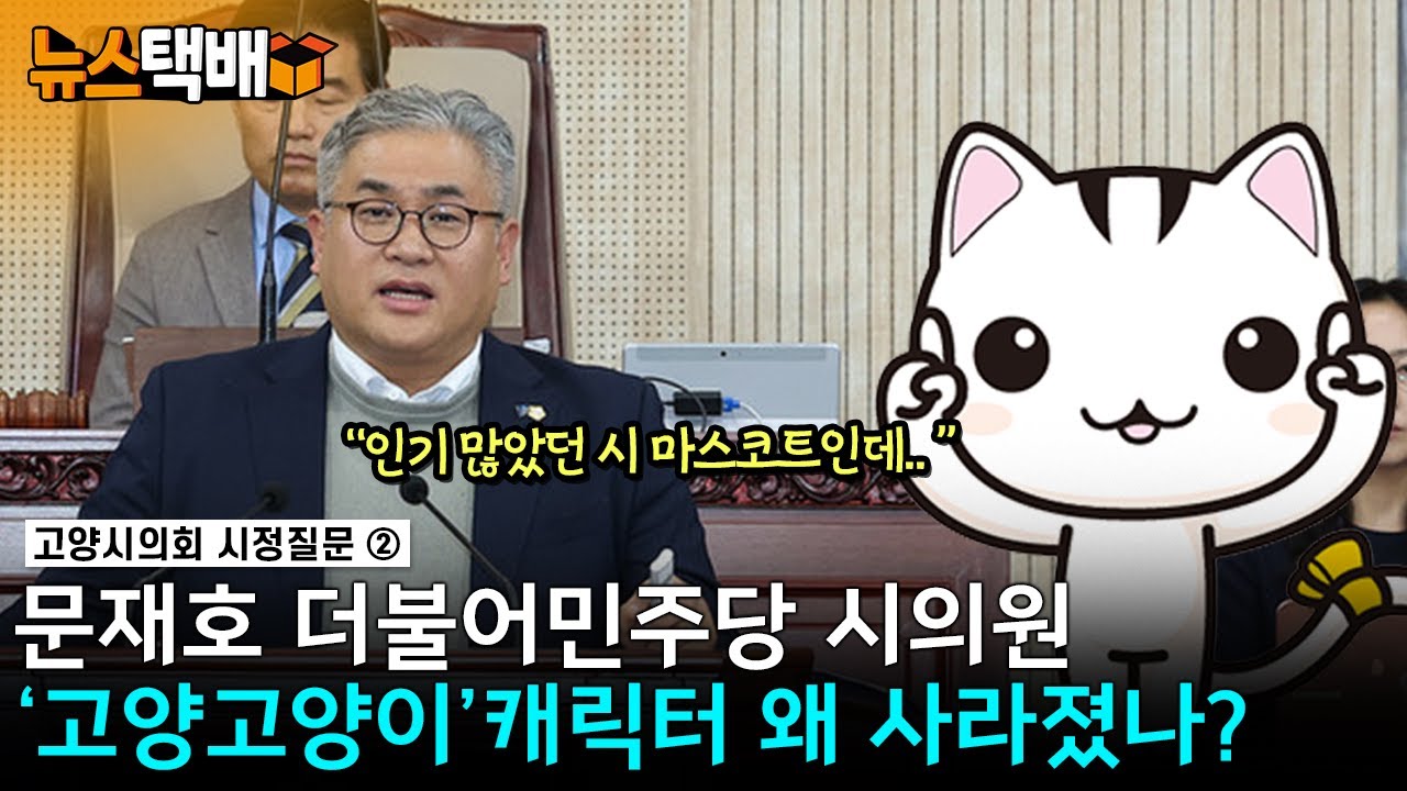 ⧫ '고양고양이' 캐릭터 왜 사라졌나? / 문재호 더불어민주당 시의원 / 고양시의회 시정질문 ⧫ 《고양신문 뉴스택배 ep.322》