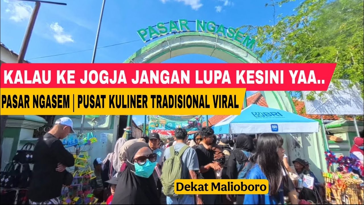 PASAR NGASEM JOGJA 2026 ‼️WISATA KULINER DEKAT MALIOBORO | Kuliner Jogja