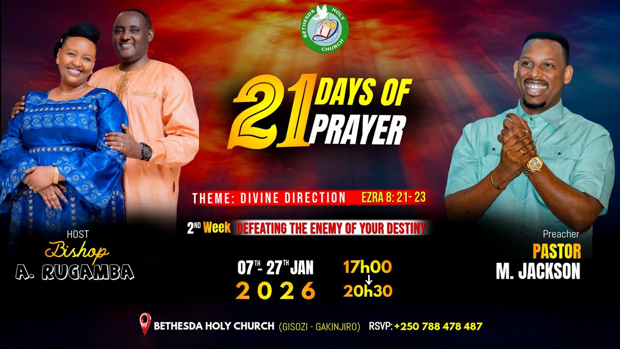 🔴LIVE: Divine Direction: 2nd Week of 21 days of Prayer| Ezra 8:21-23 with pastor jackson 15/01/2026
