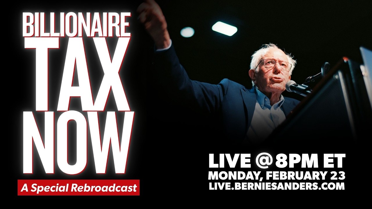 Billionaire Tax Now (A Special Rebroadcast at 8PM ET)